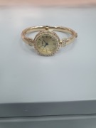 Okrągła bransoletka damska zegarek ze stali chirurgicznej 