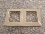 773752 Ramka podwójna Legrand CARIVA krem