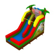 dmuchana zjeżdżalnia słonik