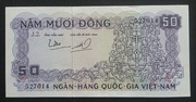 Banknot , Wietnam Południowy ,50 dong