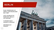 BERLIN NIEMCY 5 dniowy plan zwiedzania + 2 mapy Google