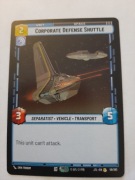 SW Unlimited - JTL - CORPORATE DEFENSE SHUTTLE (RARE) ! TANIO !!!