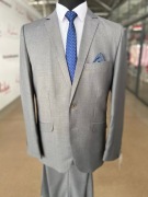 GARNITUR MĘSKI SZARY ANDAR POLSKI PRODUCENT 182/50