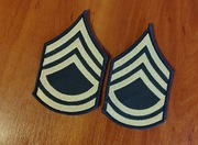 Naszywka - US Army - Sergeant First Class E-7 (Green/Gold) SFC