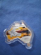 1 dolar 2014 Australia (mapa - Krokodyl)