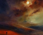 Dawid Figielek /Timorinelt/,obraz olejny na płótnie, morze, marynistyka