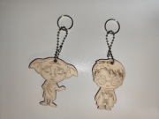 Breloczek drewniany . Seria Harry Potter postacie 