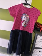 Sukienka dla dziewczynki rozm 128