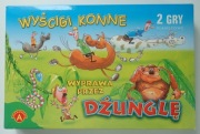 Wyścigi konne, Wyprawa przez dżunglę, 2 gry planszowe 