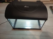 Akwarium 25x40x25 cm z pokrywą i oświetleniem + opcja terrarium