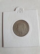 2 zlote 1934 głowa kobiety ładny stan