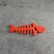 Keyrambit ryba kolor pomarańczowy 