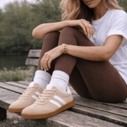 Sneakersy damskie KHAKI buty sportowe adidasy retro 38 buty śliczne