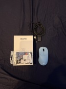 Mysz Ninjutso Sora x Vaxeee 4K Niebieska + Corepads