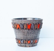 Majolika Ceramika szkliwiona Osłona na doniczkę.