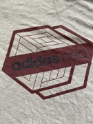 Adidas Neo koszulka męska szara bawełna M Tshirt podkoszulek