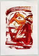 NIEMIECKI UNDERGROUND CIESLAK '95 surowy portret Neo-Ekspresja Akryl