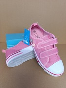 Trampki dziecięce dziewczęce 33 na rzepy nowe