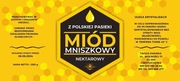 Etykiety samoprzylepne na miód 17 x 8 cm, 100 szt.