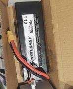 Powersky LiPo 7.4V 5500mAh 2S 65C w twardej obudowie
