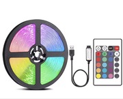 Listwa LED RGB 1m + pilot | Podświetlenie LED | Sprawna