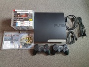 Konsola PS3 10 gier dwa pady