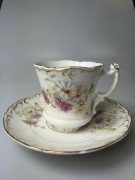 USZKOD.!!  1875- Carl Tielsch filiżanka antyk XIX 