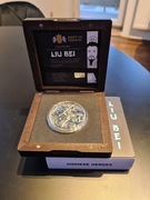Srebrna moneta LIU BEI Chińscy Bohaterowie