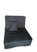 fotel rozkładany szary