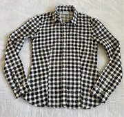 LAMBERT biała koszula w czarną kratkę 38 nowa