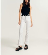 Jeansy flare z wysokim stanem RESERVED 0866R-00J BOOTCUT r. 36