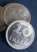 Moneta Węgry 20 fillerów 1984