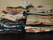 Pakiet odzieży dziecięcej używanej stan bdb mix marek i rozmiarów 70 szt.