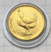 #3172 Kongo 1 frank 2002 Kogut UNC