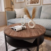 Blat okrągły  70 cm gr. 16 mm MDF dąb stirling