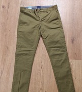 Spodnie męskie Gant hallden tech prep chinos utility green rozmiar 30/32