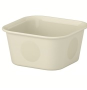 NOJIG Organizer, plastik/beżowy, 10x10x5 cm