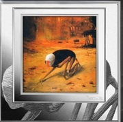 Moneta AE73 Zdzisław Beksiński. Pierwsza z drugiej serii 