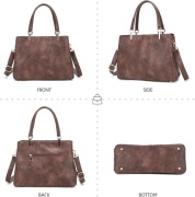 KouLi Buir Hobo torba damska, duża, ze skóry PU