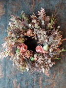 Duży jesienny wianek - jesienny zmierzch