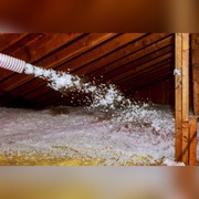 Wdmuchiwanie Izolacji , domy szkieltowe, stropy