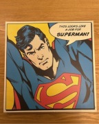 Obraz na płótnie Superman – pop art 40/40cm