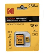 Karta pamięci Kodak microSD 256gb + adapter SD