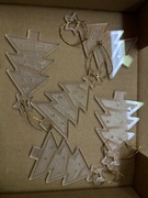 Bombka w kształcie choinki zestaw 5szt