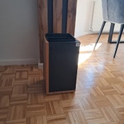 Kosz na śmieci doniczka drewno loft