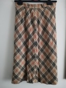 Wełniana spódnica basler jak burberry w kratkę