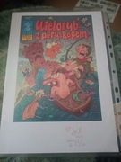 Kapitan Żbik wieloryb z Peryskopem okładka animowana