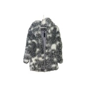 IKKS sztuczne futro damskie szare S