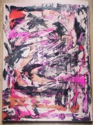 Obraz abstrakcyjny " wciągnięta ale świadoma " 55x75