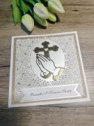 Ręcznie wykonana pamiątka komunii 